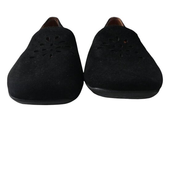 Gentle Souls Erica Black Leather Flats Loafers Womens 7 - Picture 7 of 12